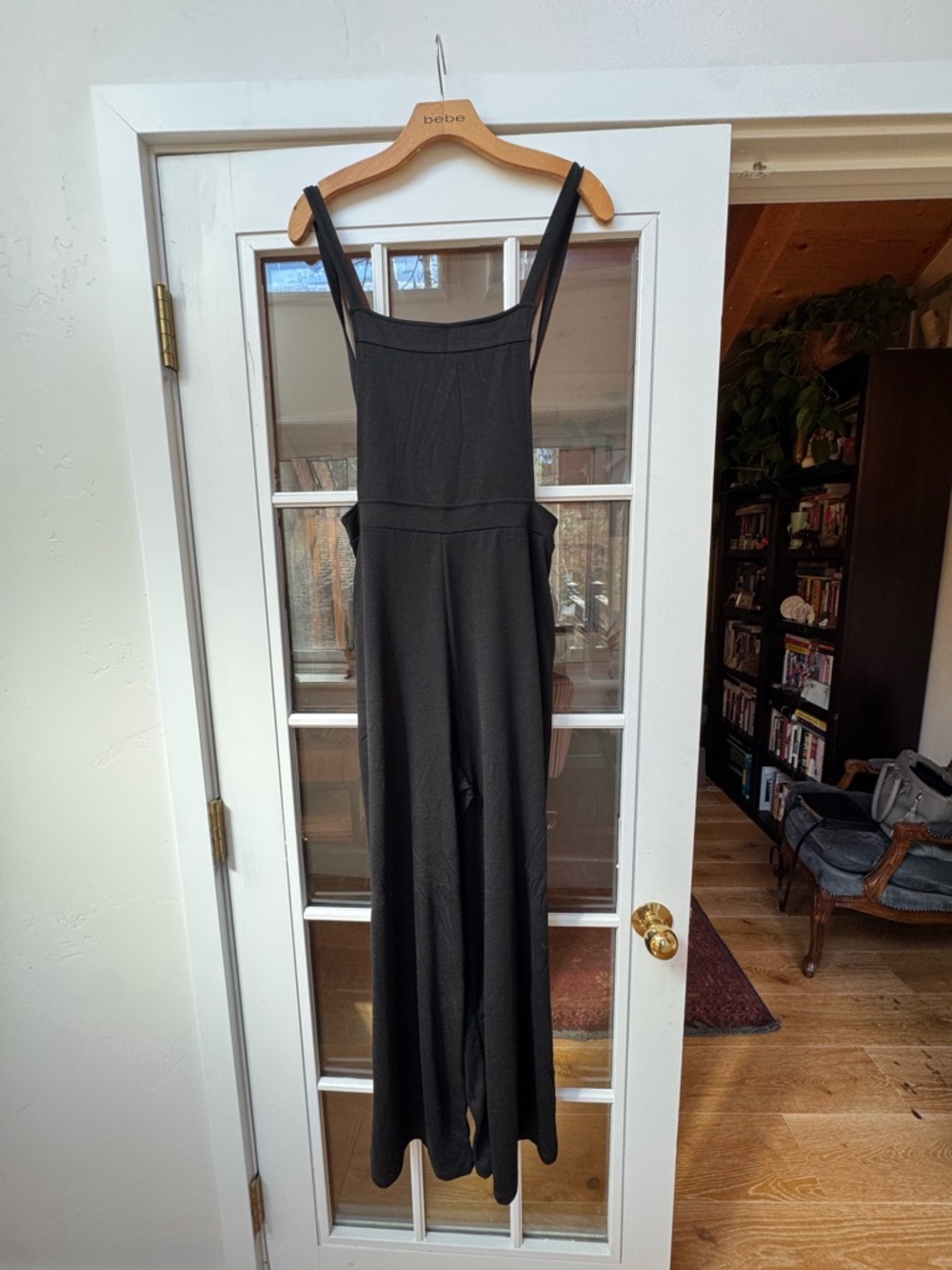 Supply Black Wide-Leg Jumpsuit with Straps